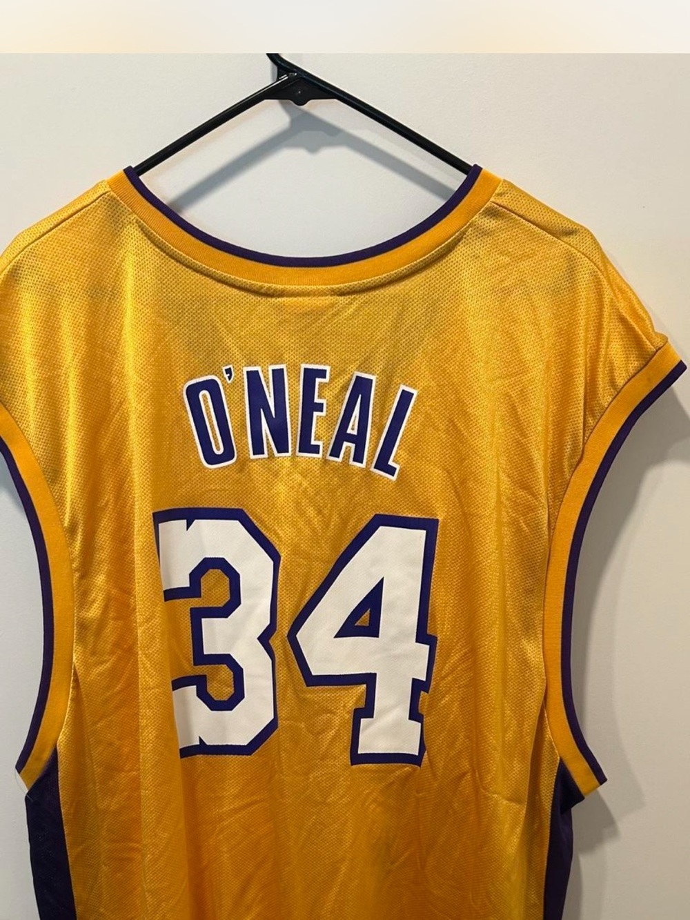 Vintage Shaquille O’Neal 34 LA LAKERS Reebok jersey.